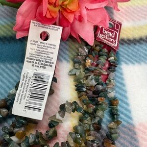 NWT ROCK Beads for making g your own jewelry.  Each rock bead has its own design